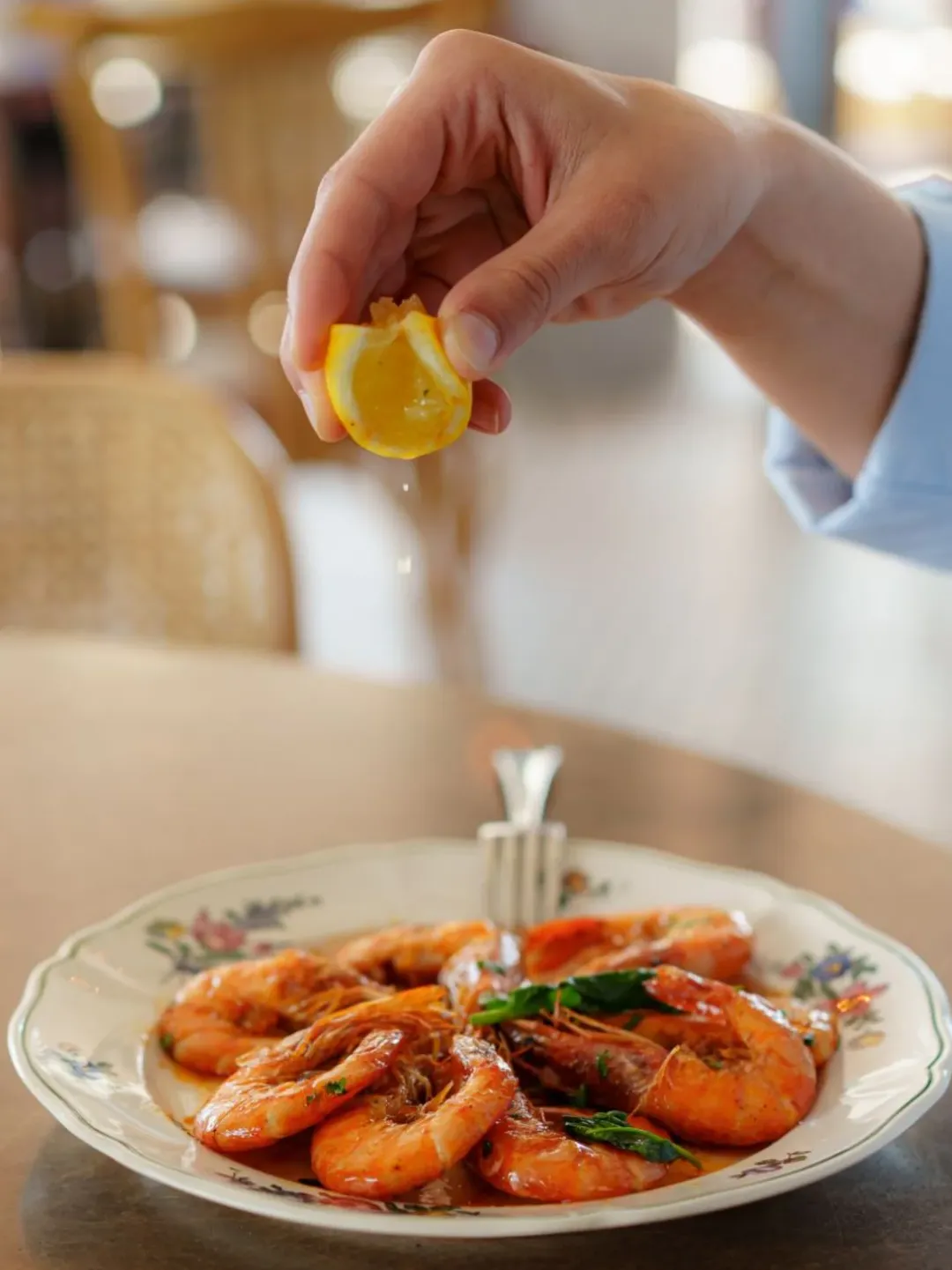 Our restaurant interior with elegant dining setup
